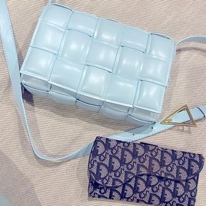 Icy blue purse